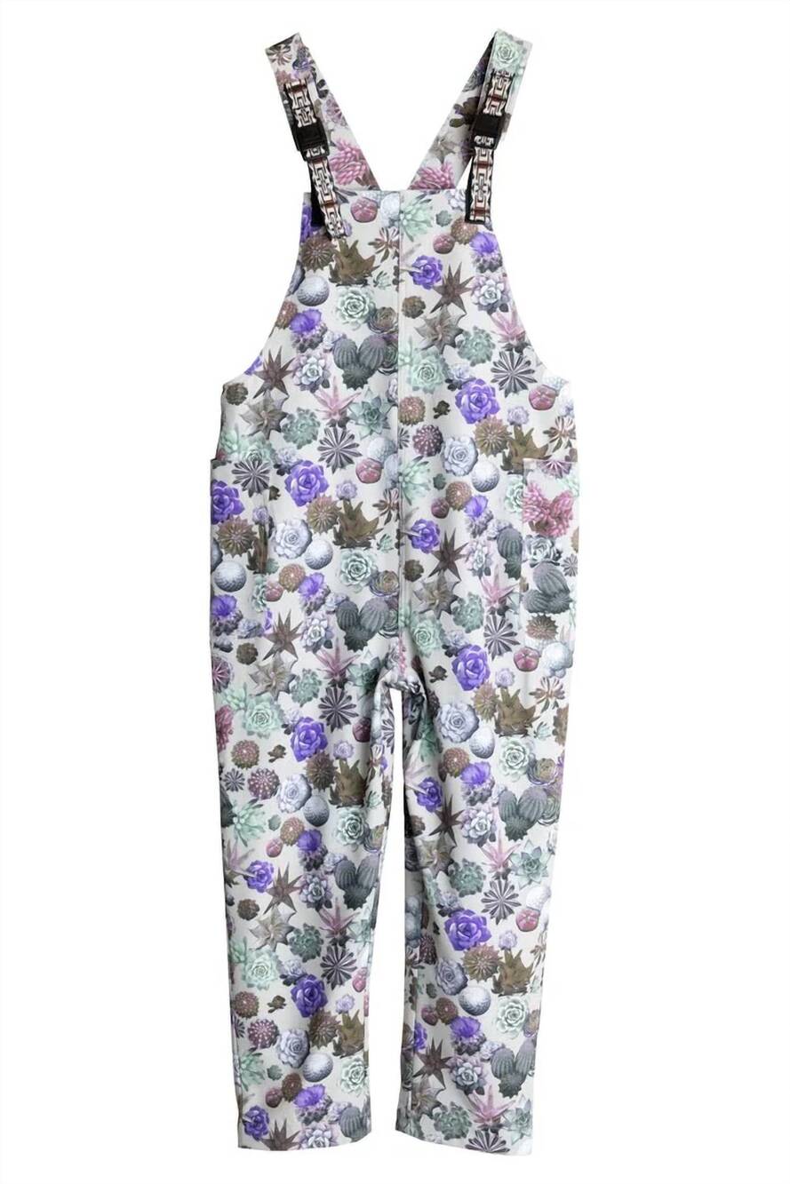 NEW KAVU women's san blas overalls in succulents